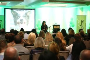 Shareen Richter winning over a live audience on stage